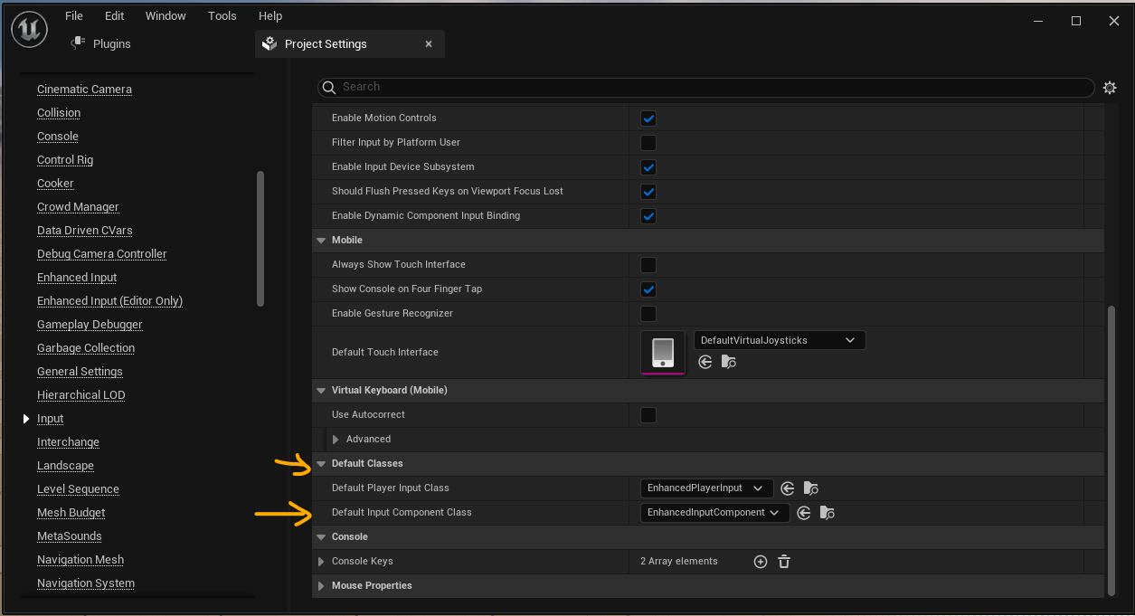 Setando Input como default